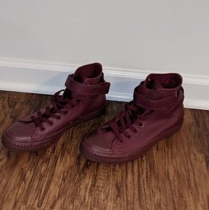 SOLD- Chuck Taylor Maroon High Top